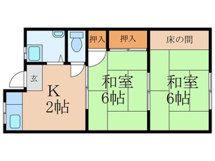 第一コーポ松本の物件間取画像